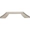 Jeffrey Alexander 96 mm Center-to-Center Satin Nickel Square Royce Cabinet Pull 798-96SN - alternate 3